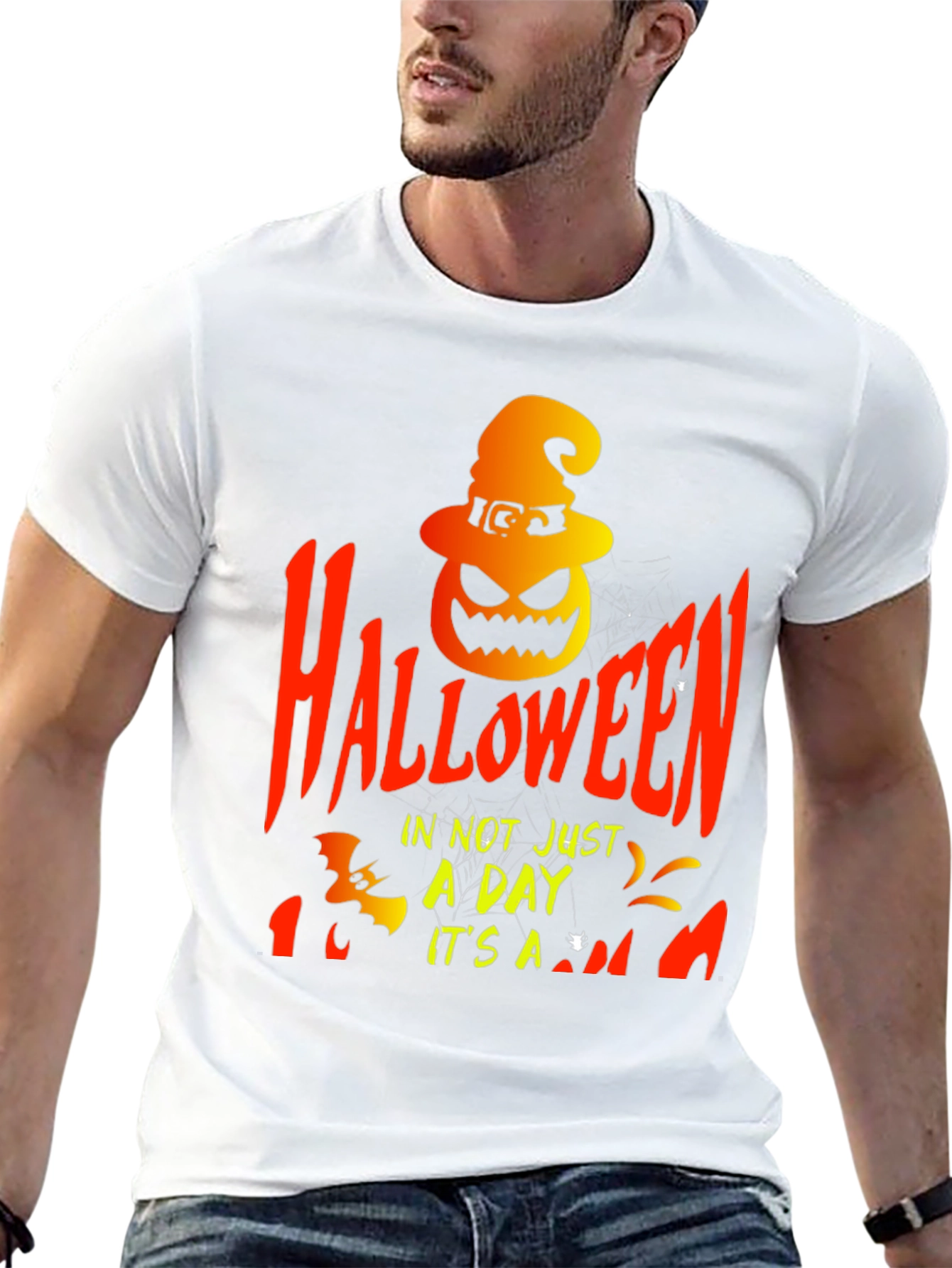 Halloween Graphic Print T-Shirt