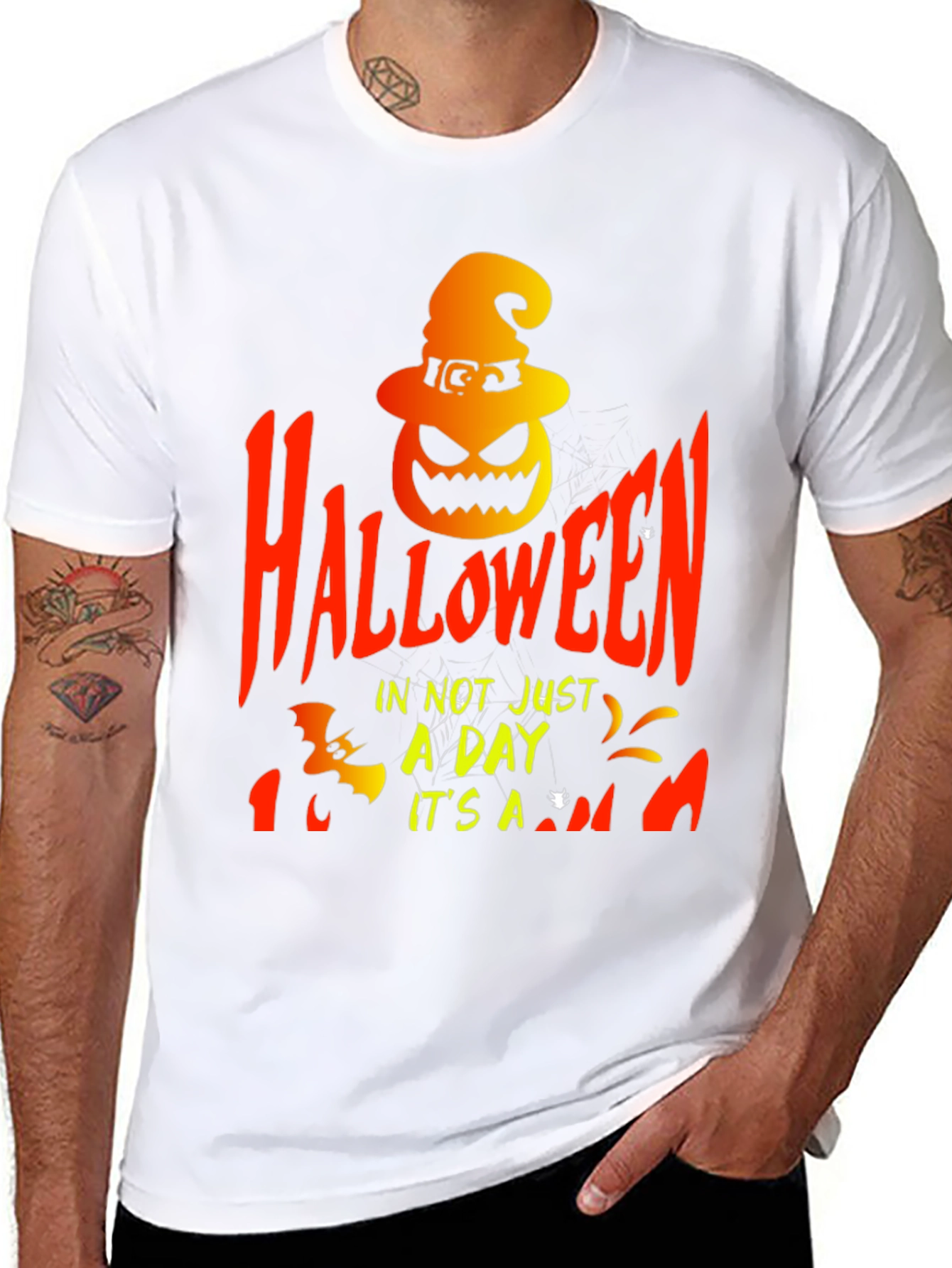 Halloween Graphic Print T-Shirt