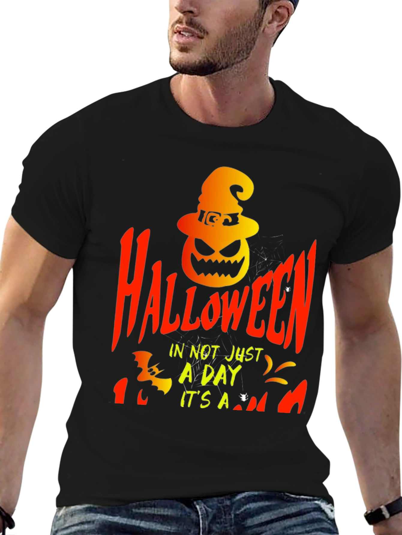 Halloween Graphic Print T-Shirt