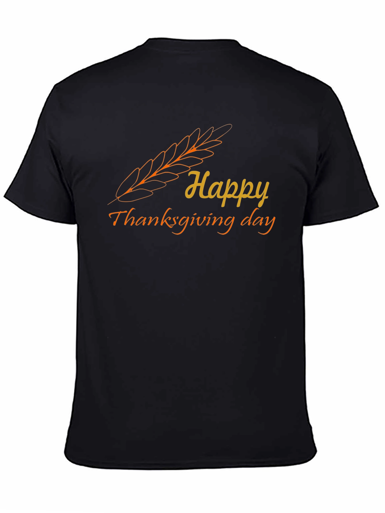 Happy Thanksgiving Day T-Shirt - Festive Fall Tee