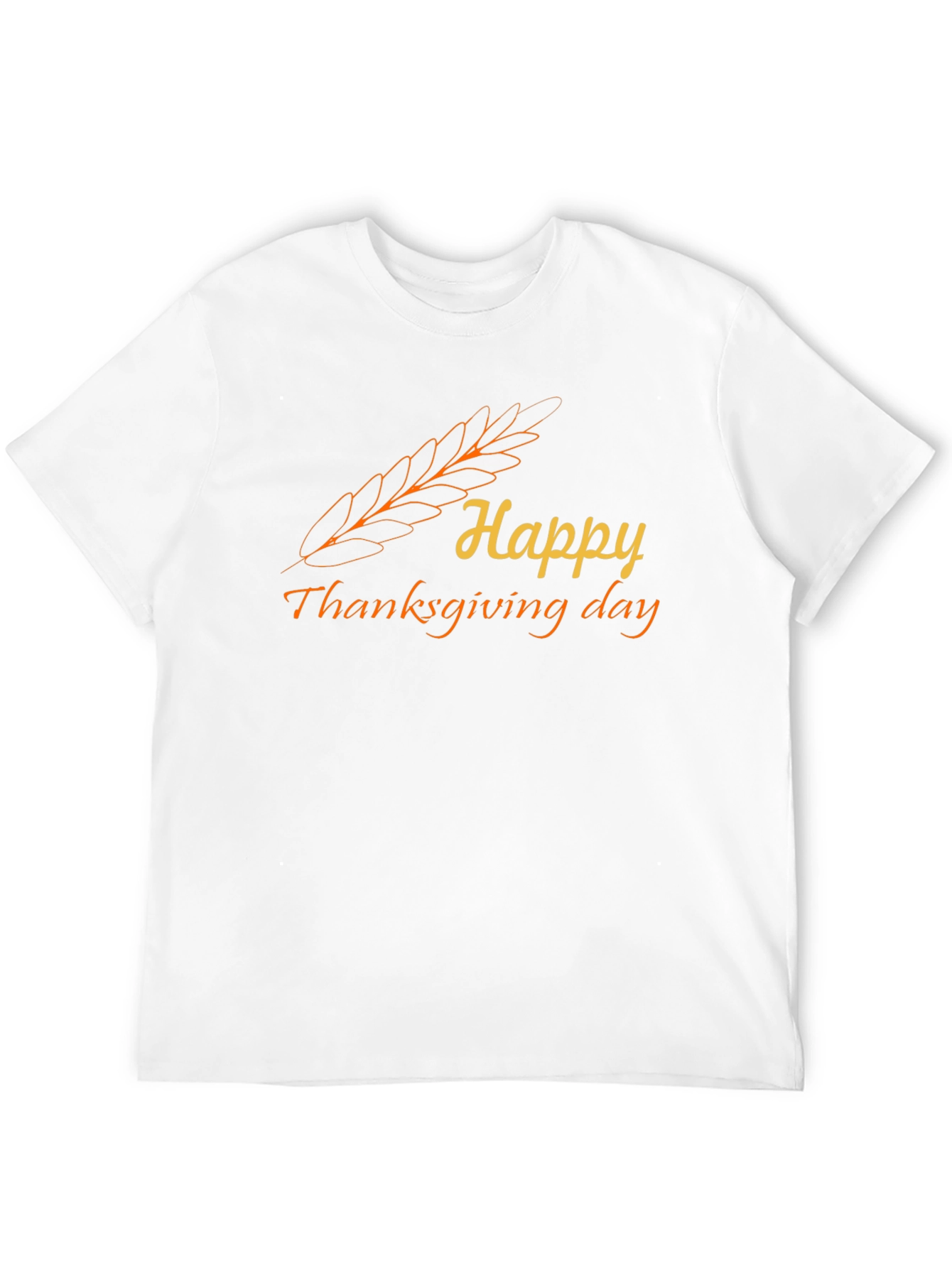 Happy Thanksgiving Day T-Shirt - Festive Fall Tee