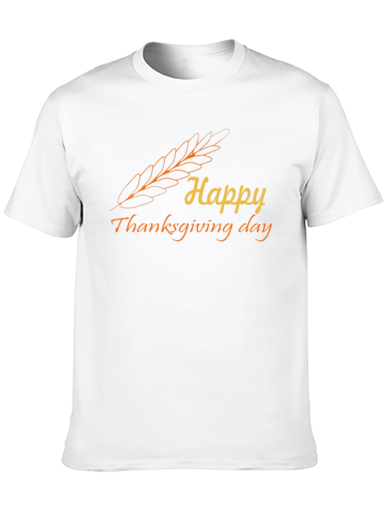 Happy Thanksgiving Day T-Shirt - Festive Fall Tee