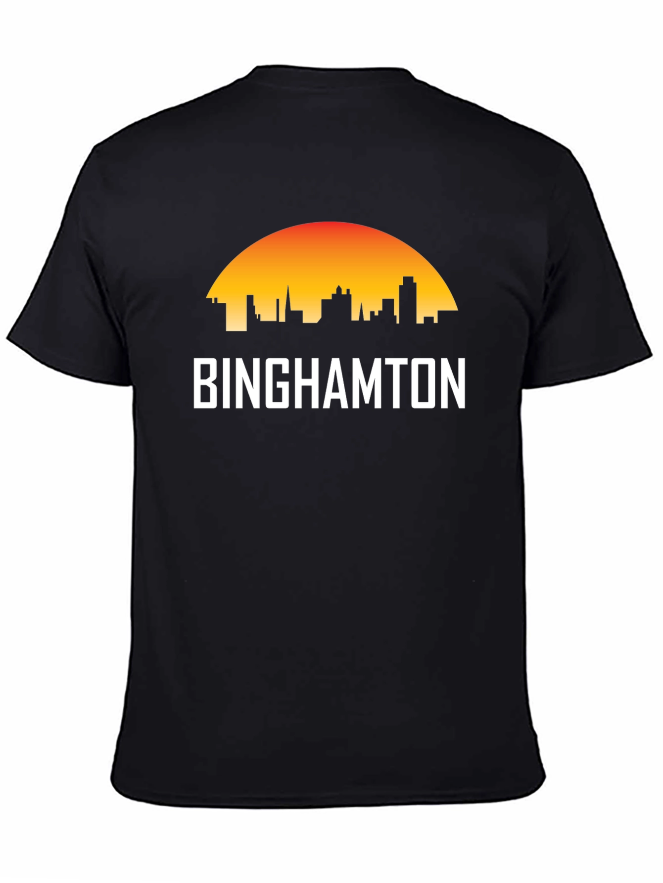 Binghamton Skyline Graphic Tee - Cityscape Shirt