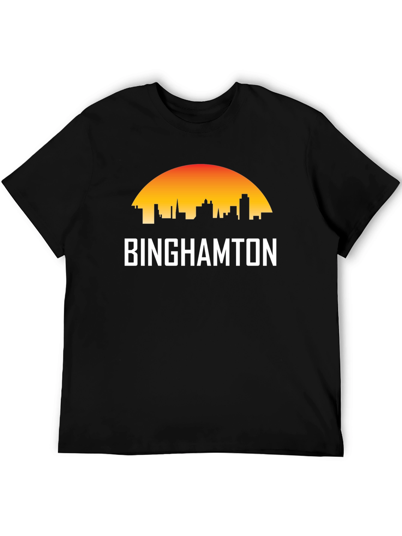 Binghamton Skyline Graphic Tee - Cityscape Shirt