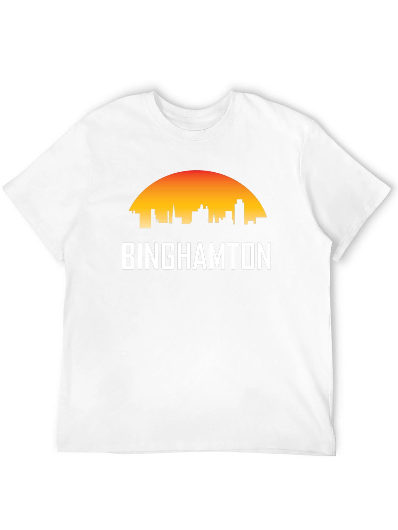 Binghamton Skyline Graphic Tee - Cityscape Shirt