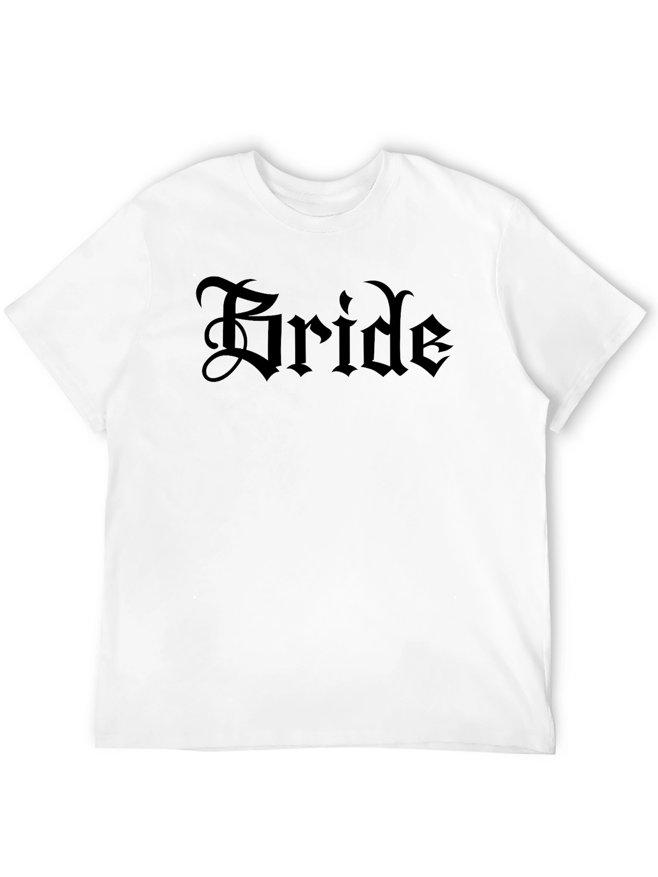 Bride Gothic Text T-Shirt - Black