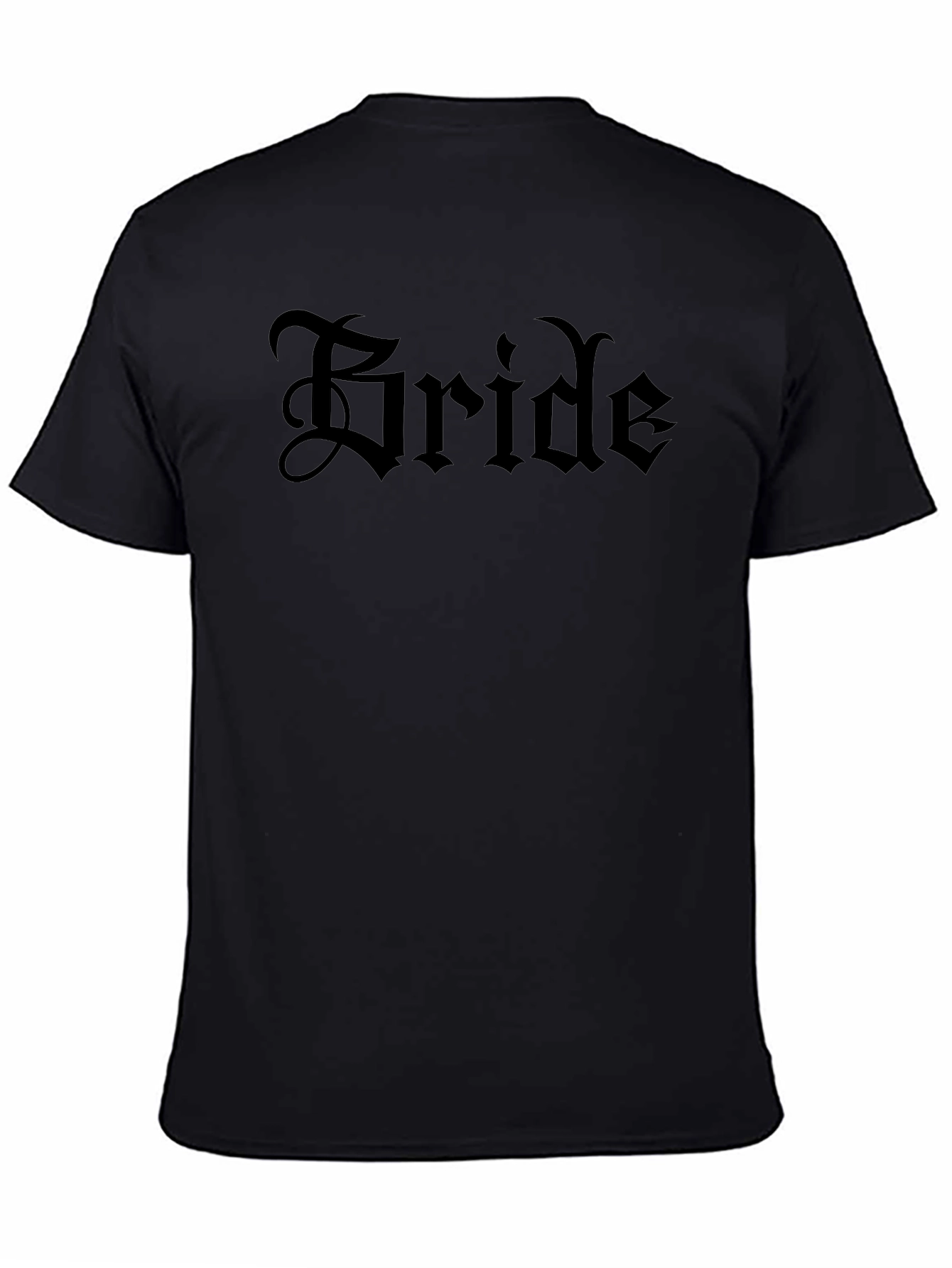 Bride Gothic Text T-Shirt - Black