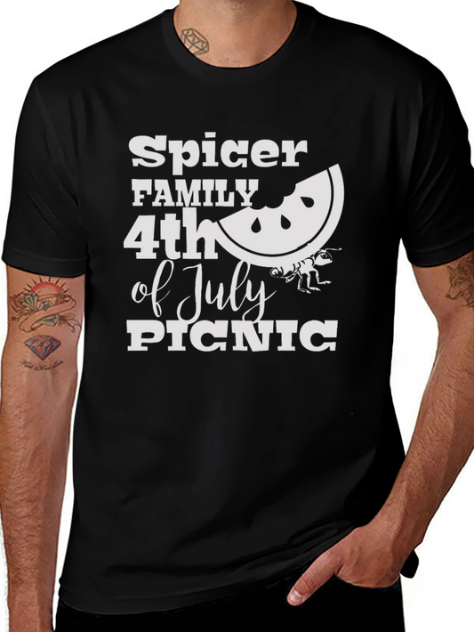 Spicer Family 4th of July Picnic T-Shirt