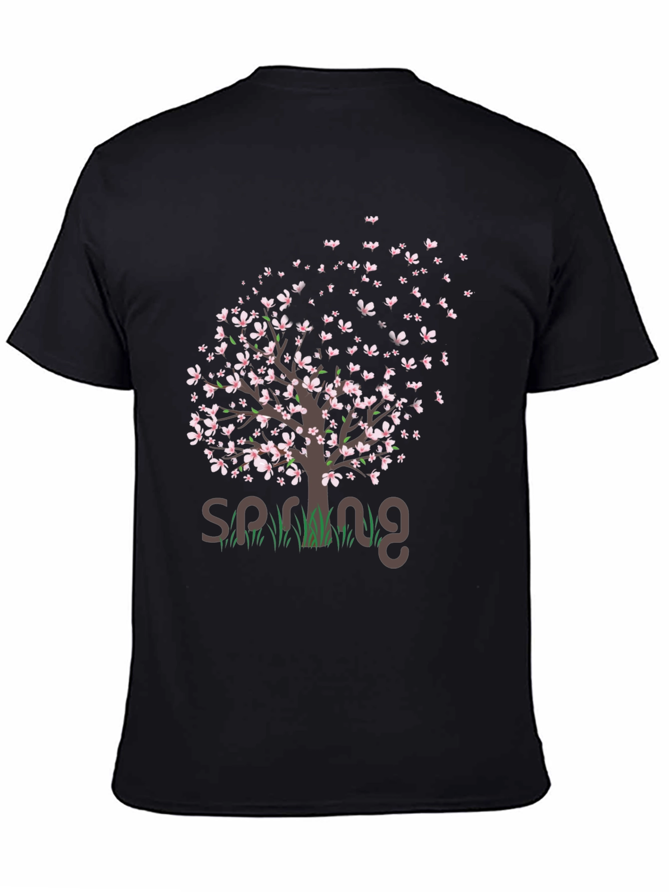 Spring Blossom Graphic T-Shirt - Nature Inspired Design