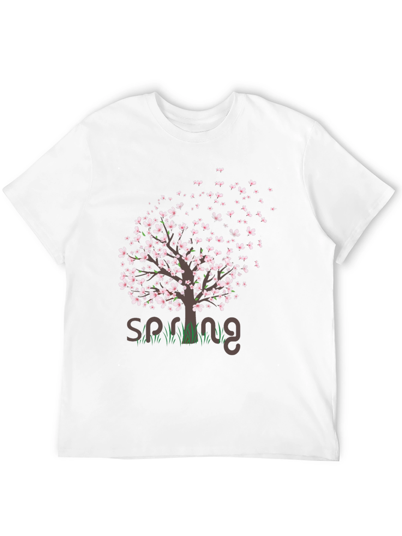 Spring Blossom Graphic T-Shirt - Nature Inspired Design