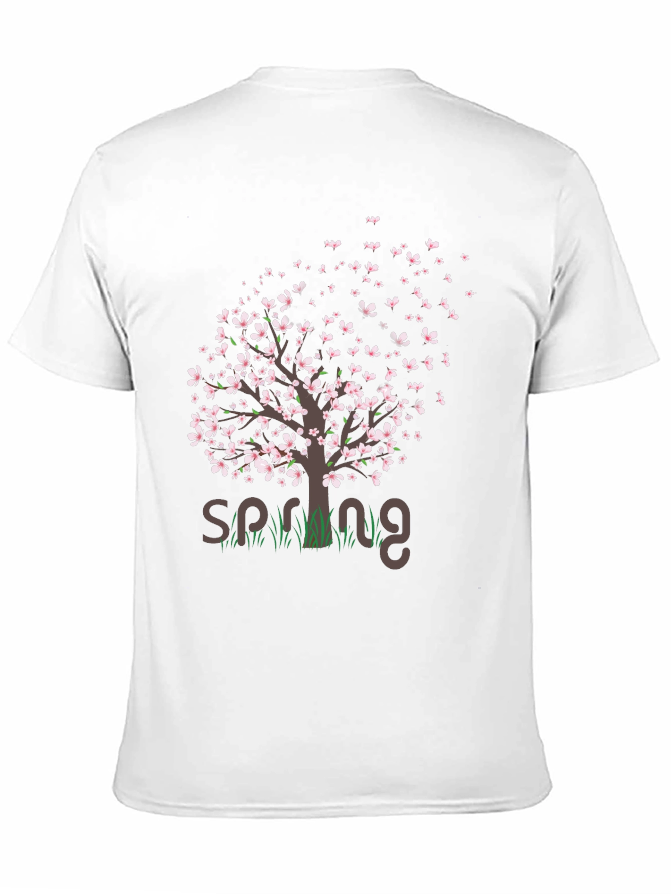 Spring Blossom Graphic T-Shirt - Nature Inspired Design
