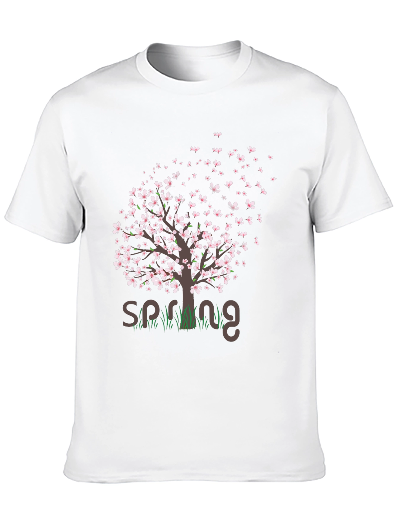 Spring Blossom Graphic T-Shirt - Nature Inspired Design