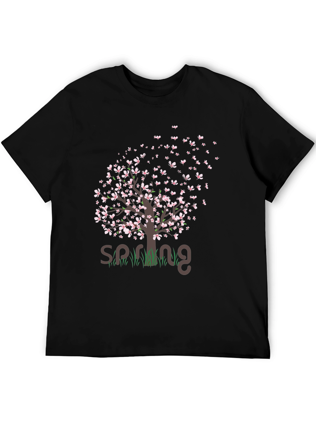 Spring Blossom Graphic T-Shirt - Nature Inspired Design