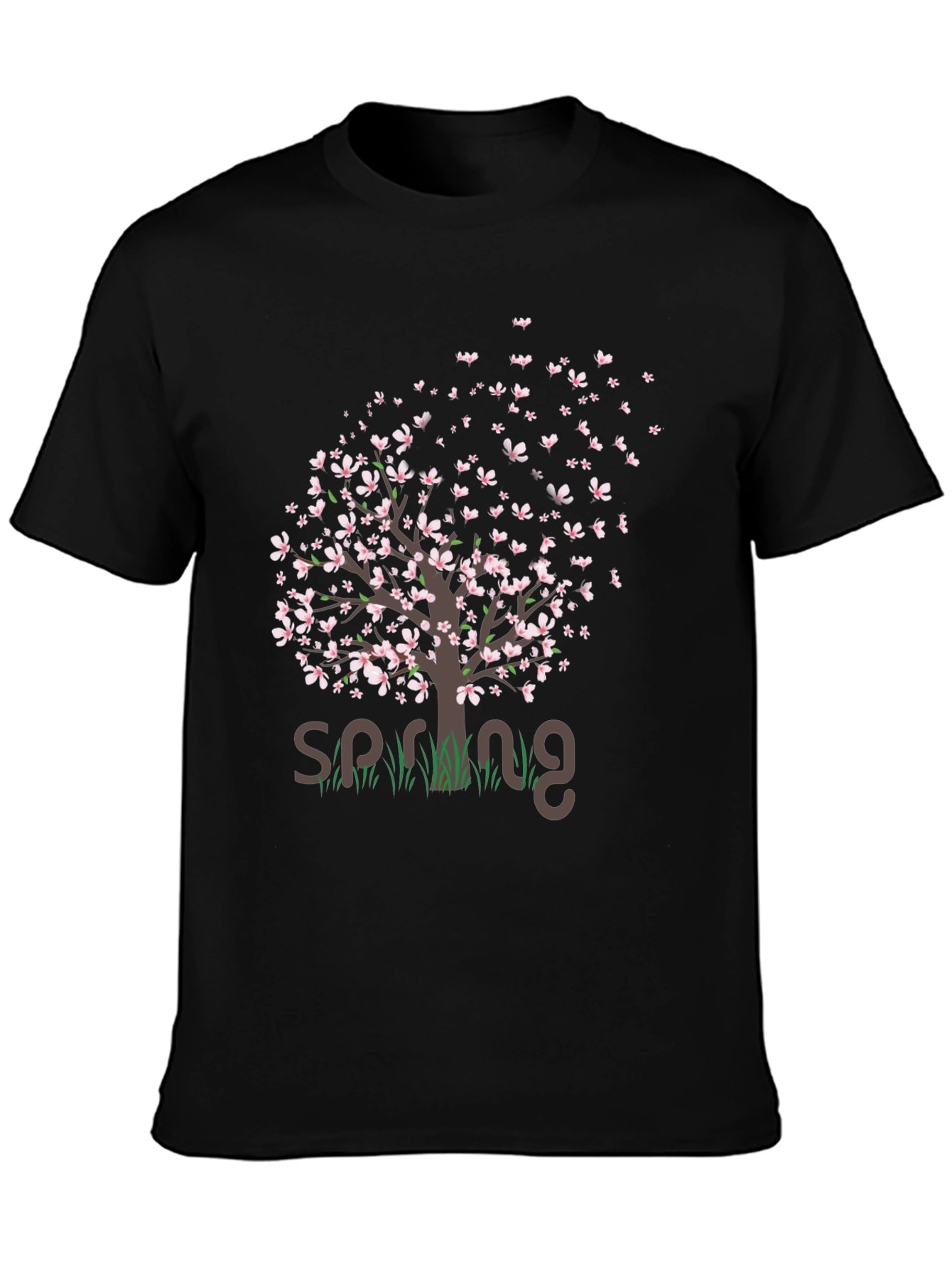 Spring Blossom Graphic T-Shirt - Nature Inspired Design