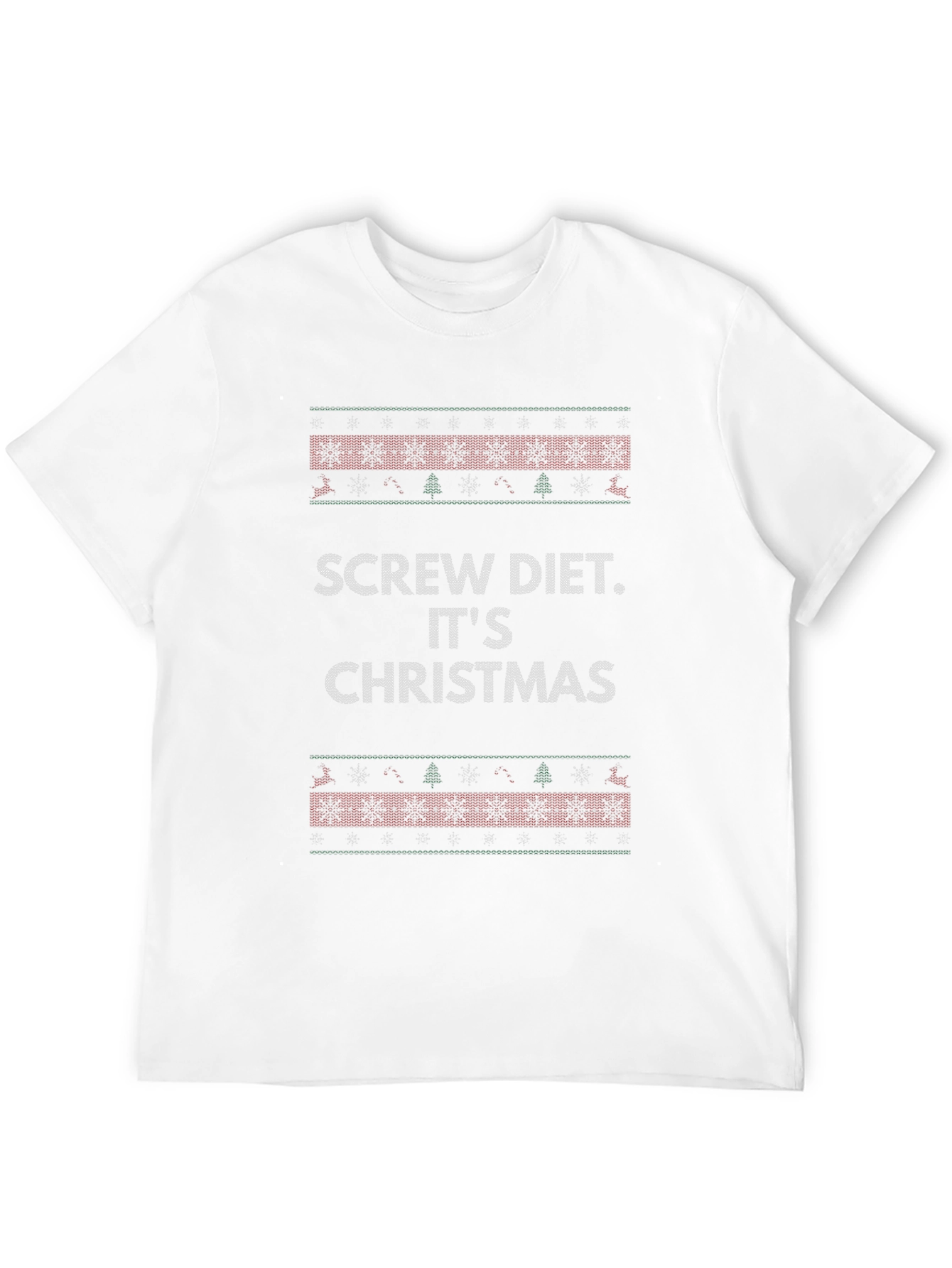 Screw Diet Its Christmas T-Shirt Holiday Tee