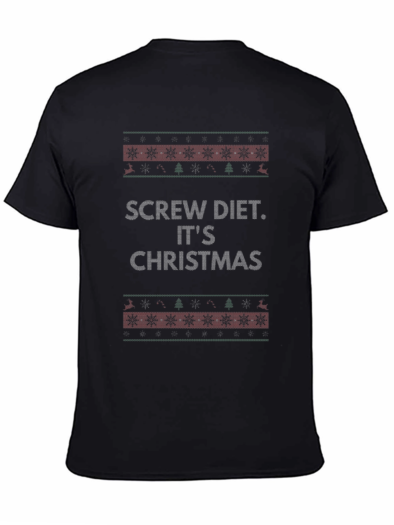Screw Diet Its Christmas T-Shirt Holiday Tee