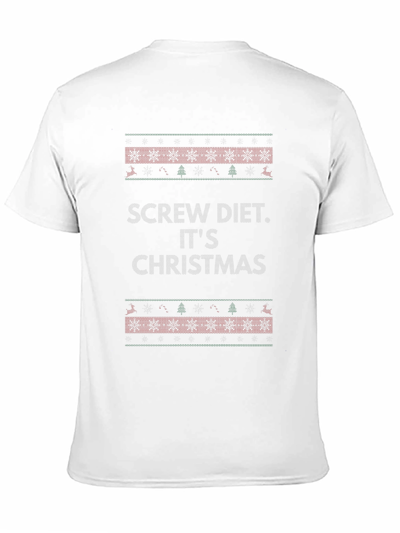 Screw Diet Its Christmas T-Shirt Holiday Tee
