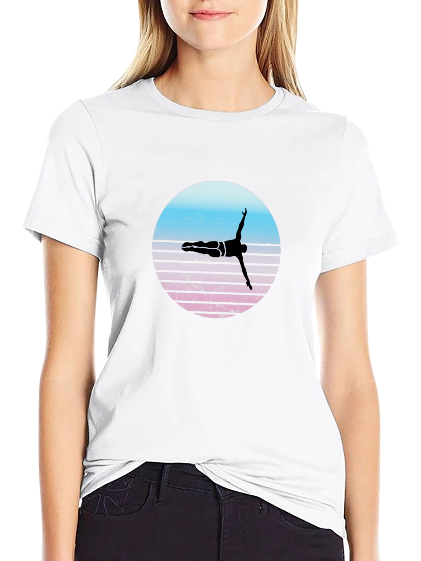 Retro Diver Silhouette T-Shirt