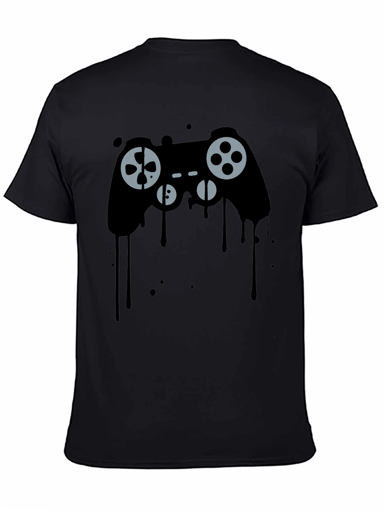 Dripping Game Controller Graphic Tee - Gamer Style