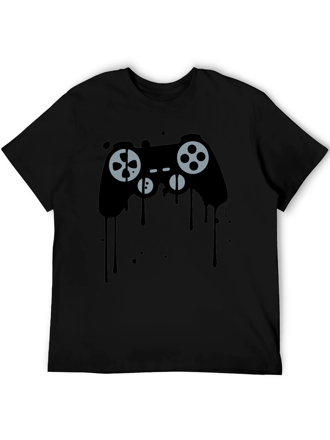 Dripping Game Controller Graphic Tee - Gamer Style