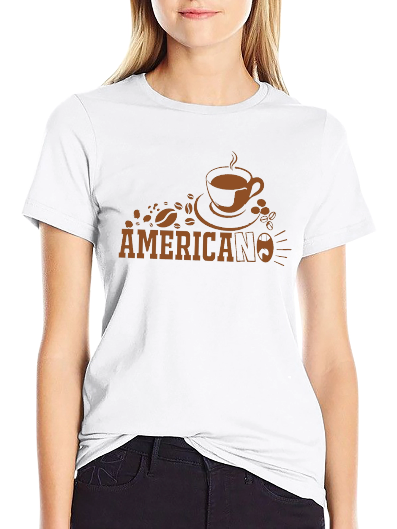 Americano Coffee Graphic T-Shirt