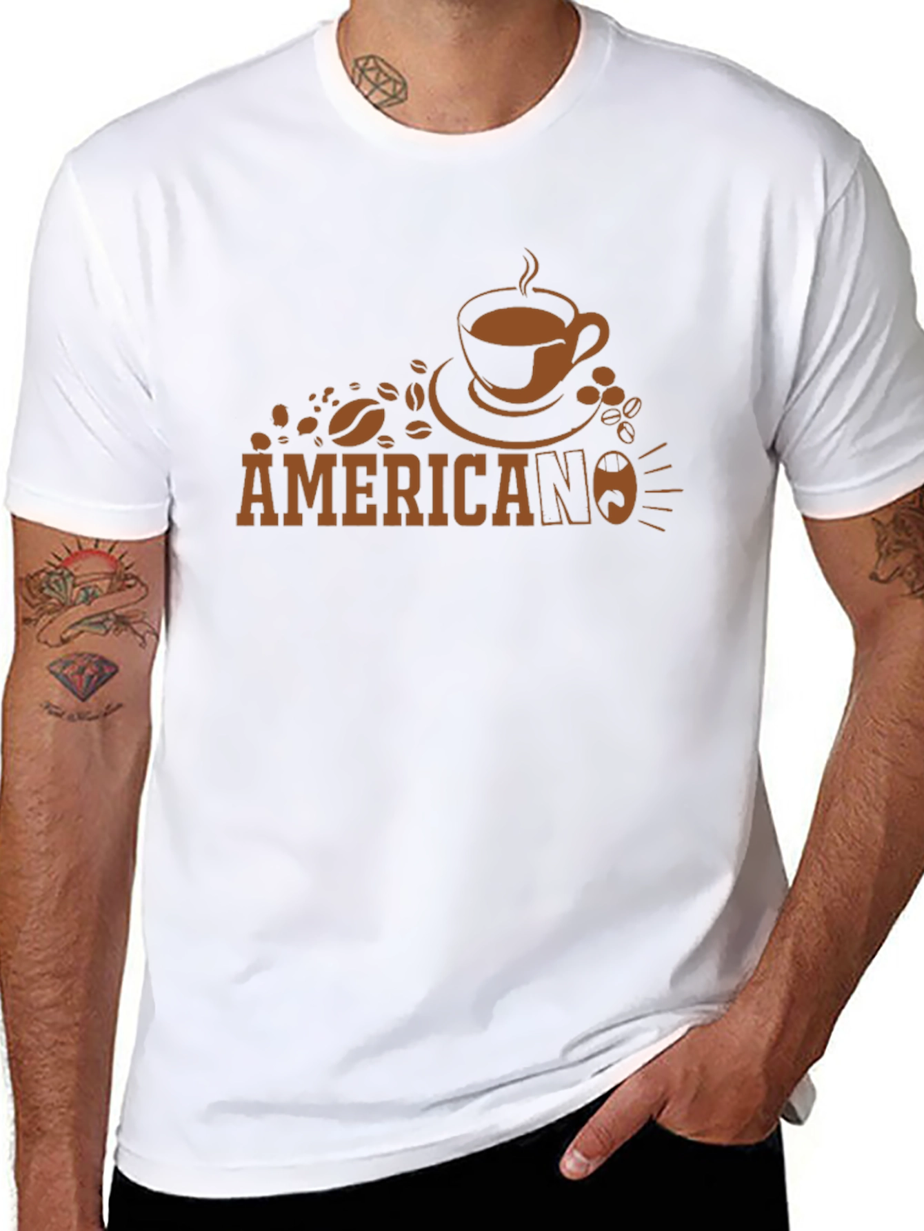 Americano Coffee Graphic T-Shirt