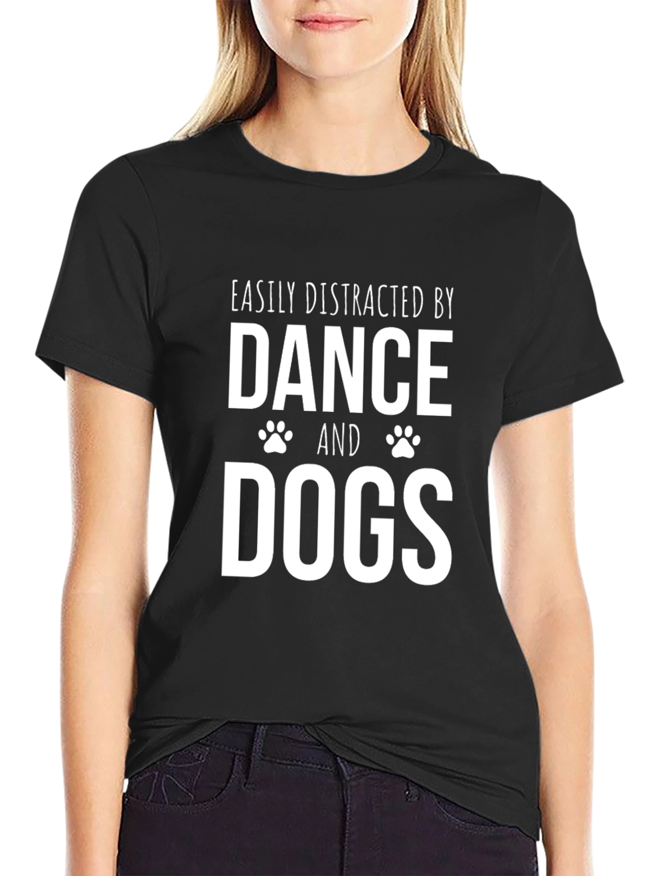 Dance & Dogs T-Shirt: Easily Distracted Graphic Tee