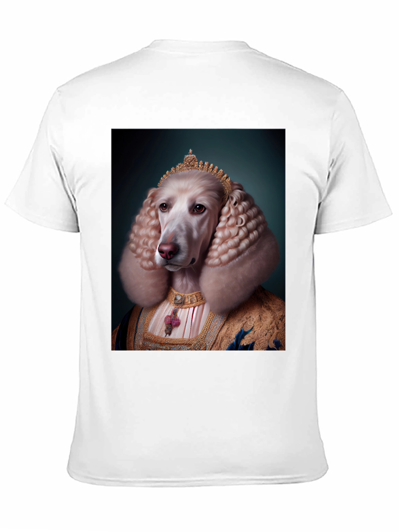 Royal Dog Portrait T-Shirt - Unique Apparel