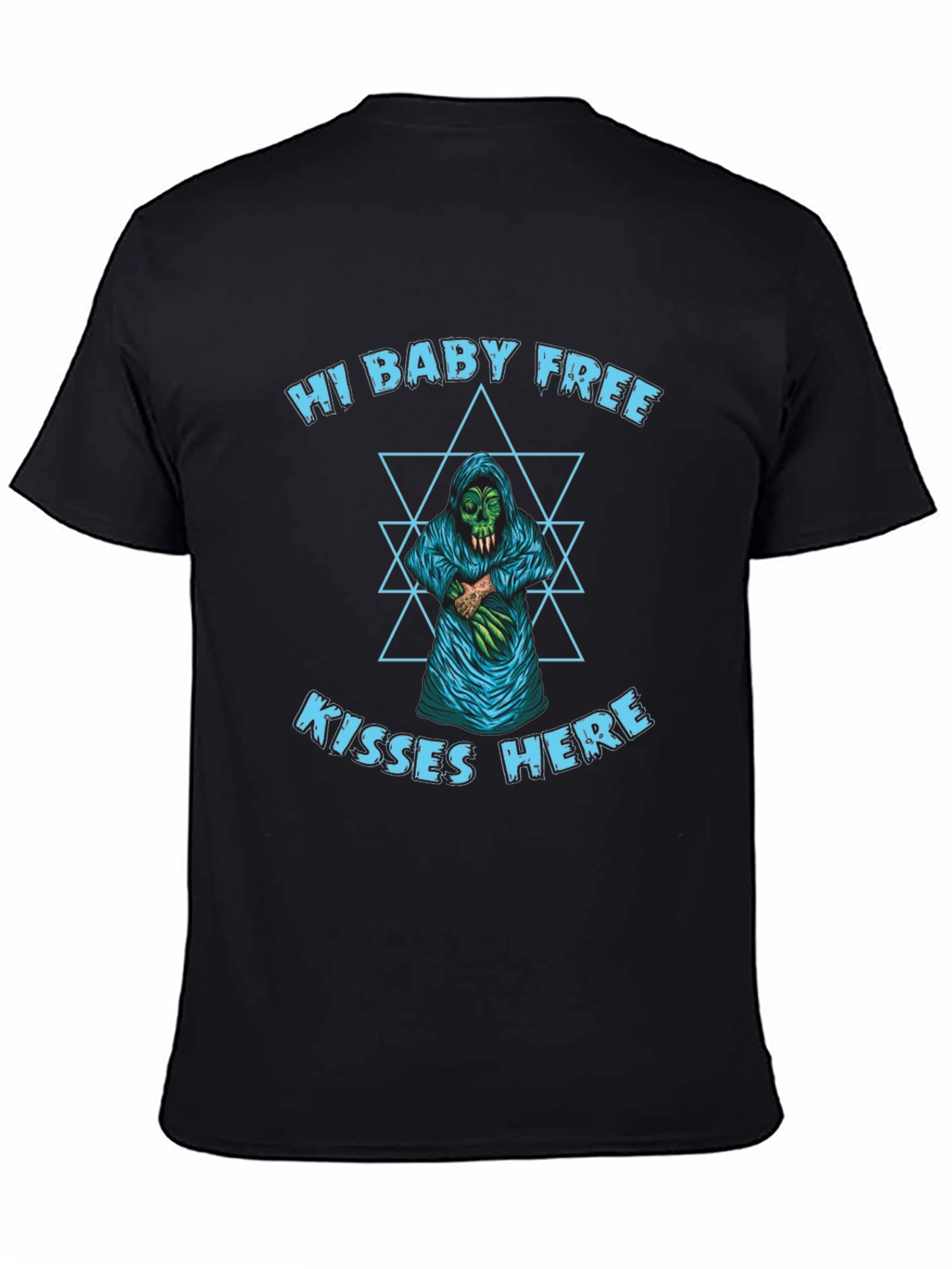Hi Baby Free Kisses Here Graphic Tee