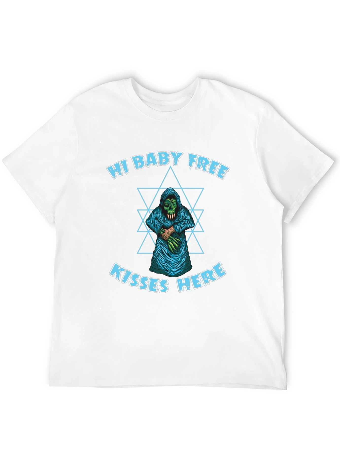 Hi Baby Free Kisses Here Graphic Tee