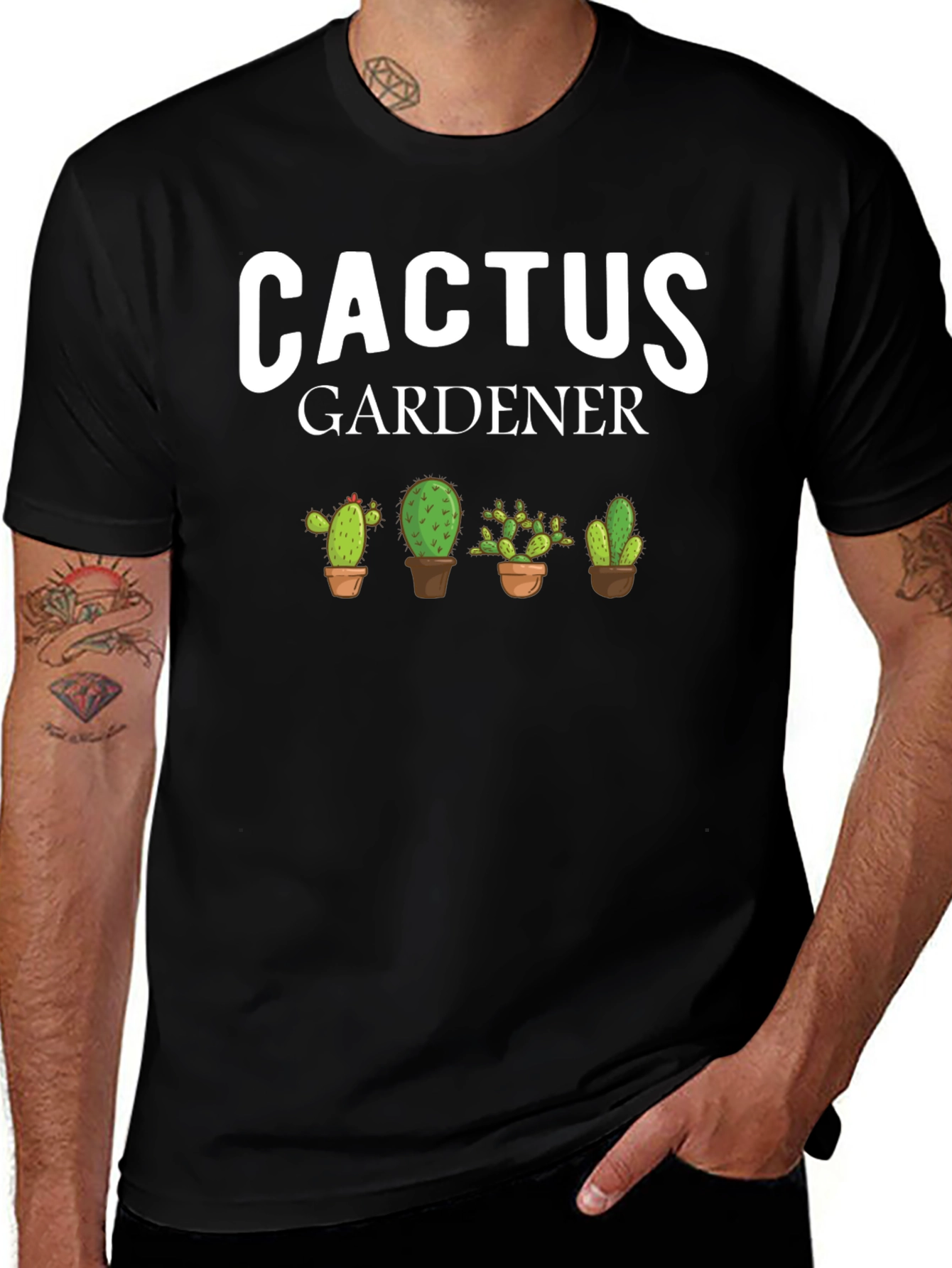 Cactus Gardener Graphic T-Shirt