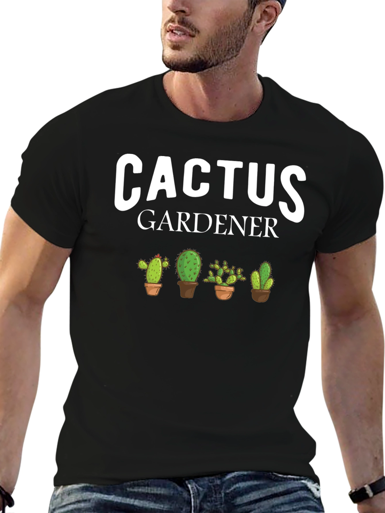 Cactus Gardener Graphic T-Shirt