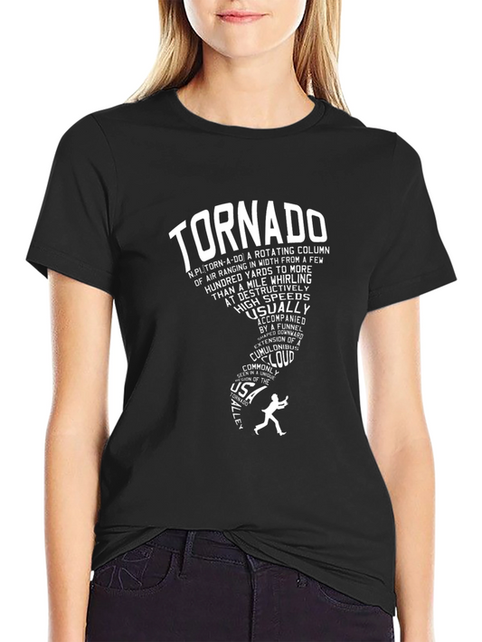 Tornado Graphic Print T-Shirt