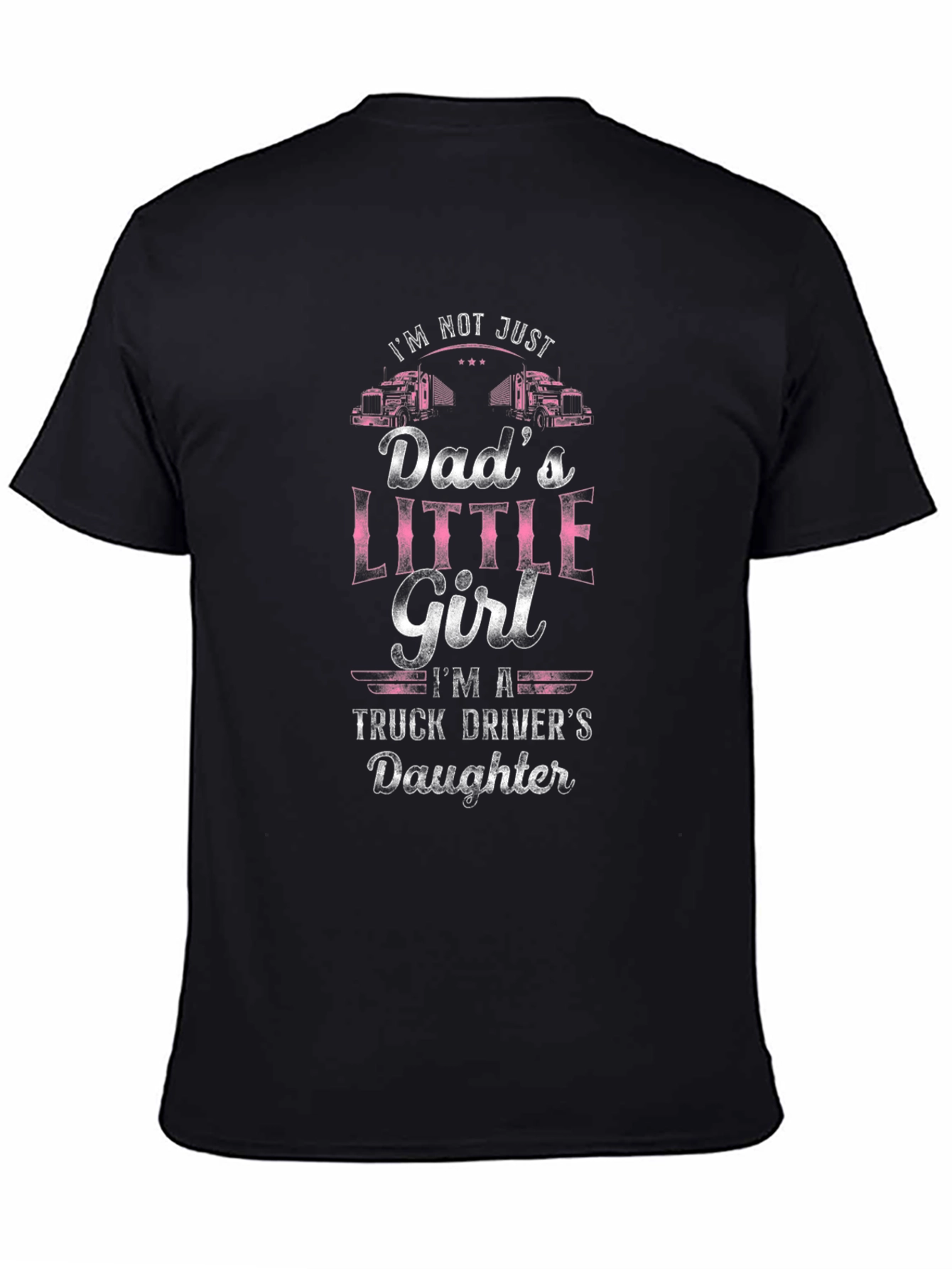 Trucker Dads Little Girl T-Shirt