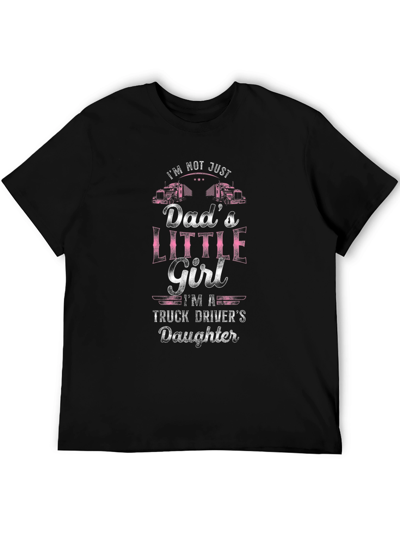 Trucker Dads Little Girl T-Shirt