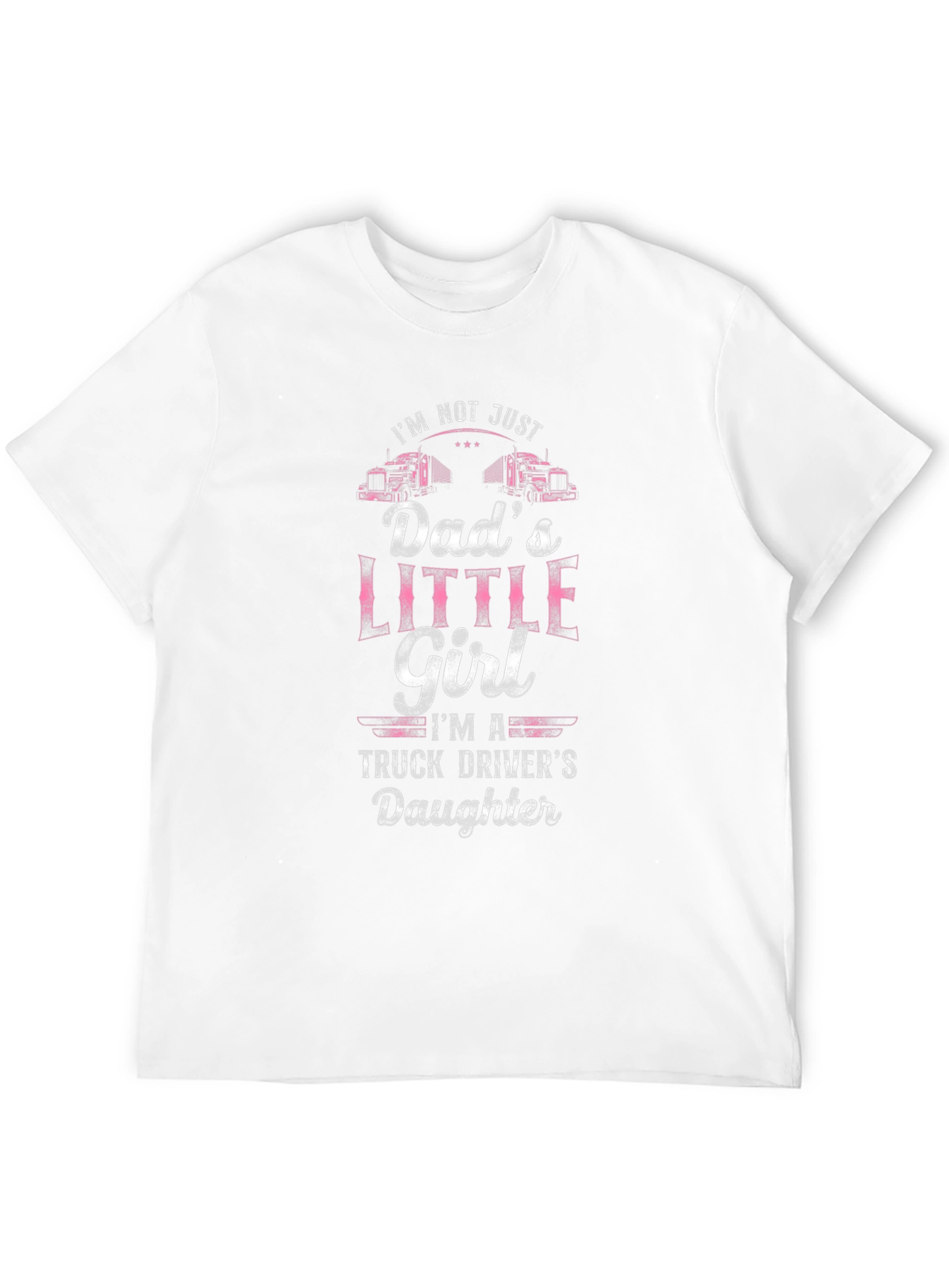 Trucker Dads Little Girl T-Shirt