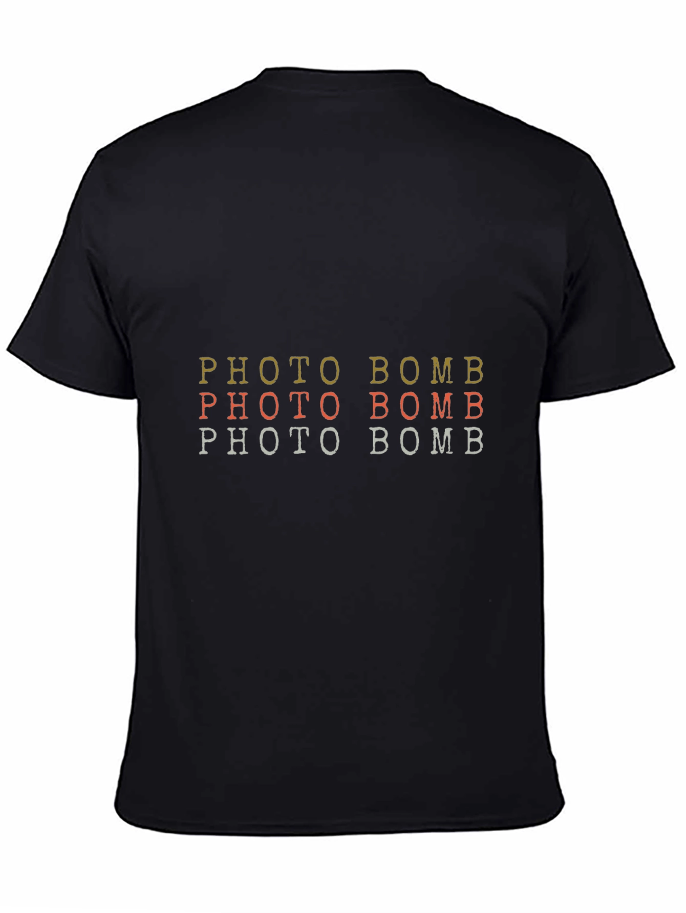 Photo Bomb T-Shirt - Mens Black Tee