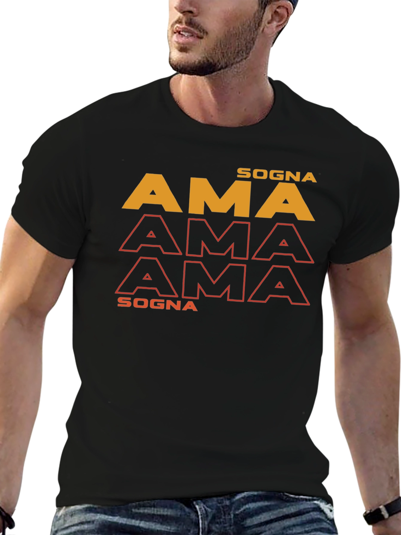 Sogna AMA T-Shirt - Trendy Graphic Tee