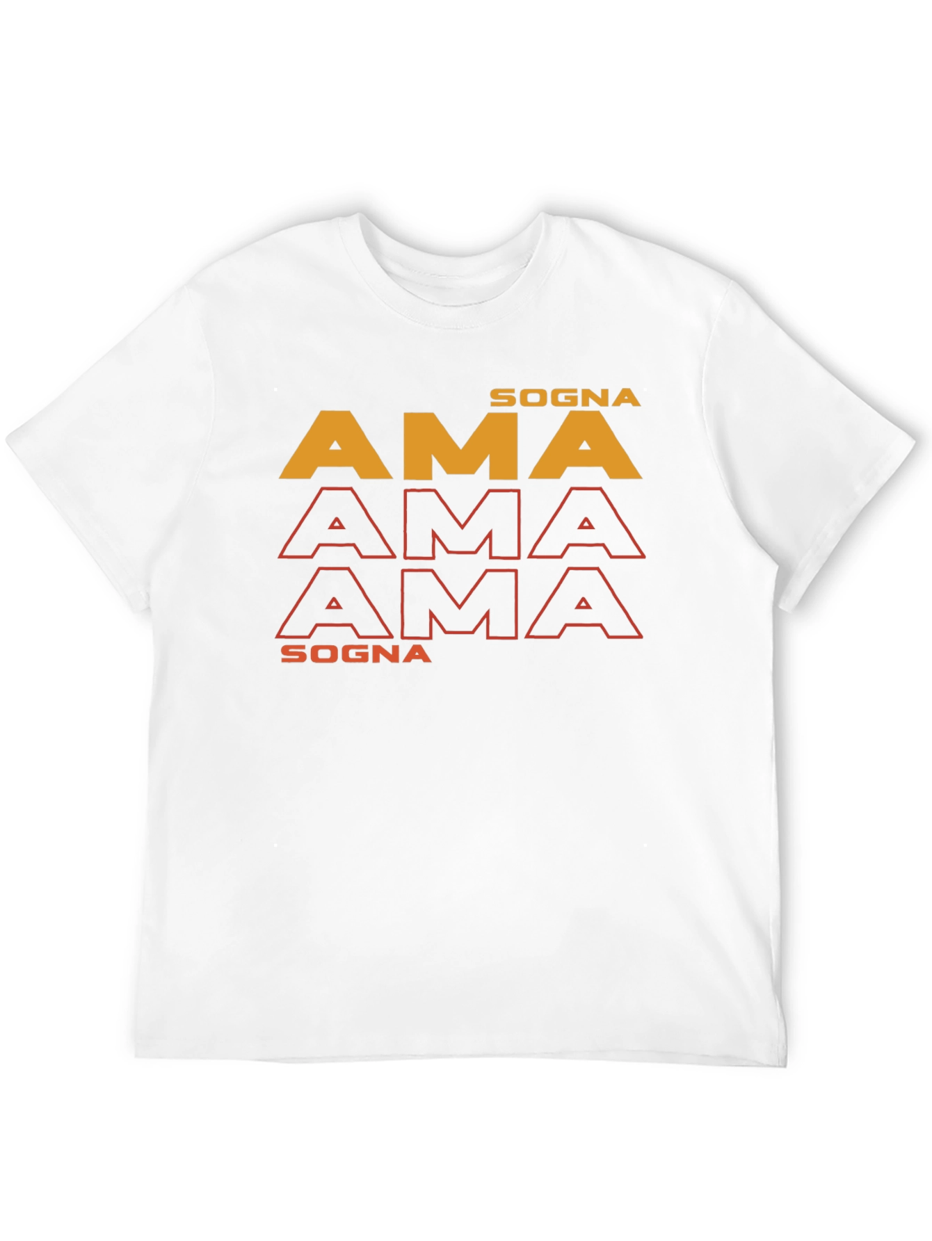 Sogna AMA T-Shirt - Trendy Graphic Tee