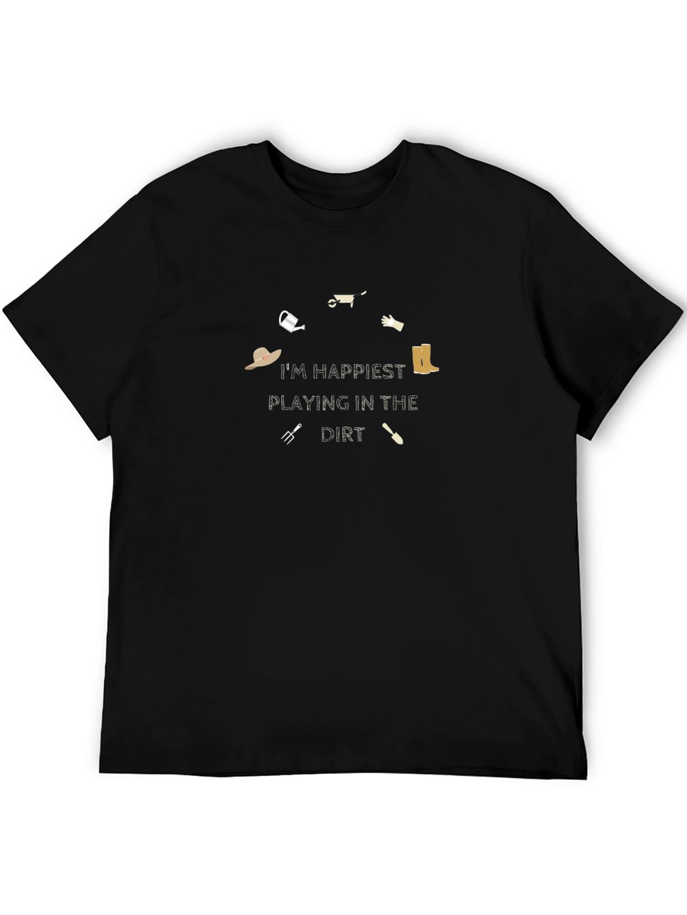 Gardening T-Shirt: Im Happiest Playing in the Dirt