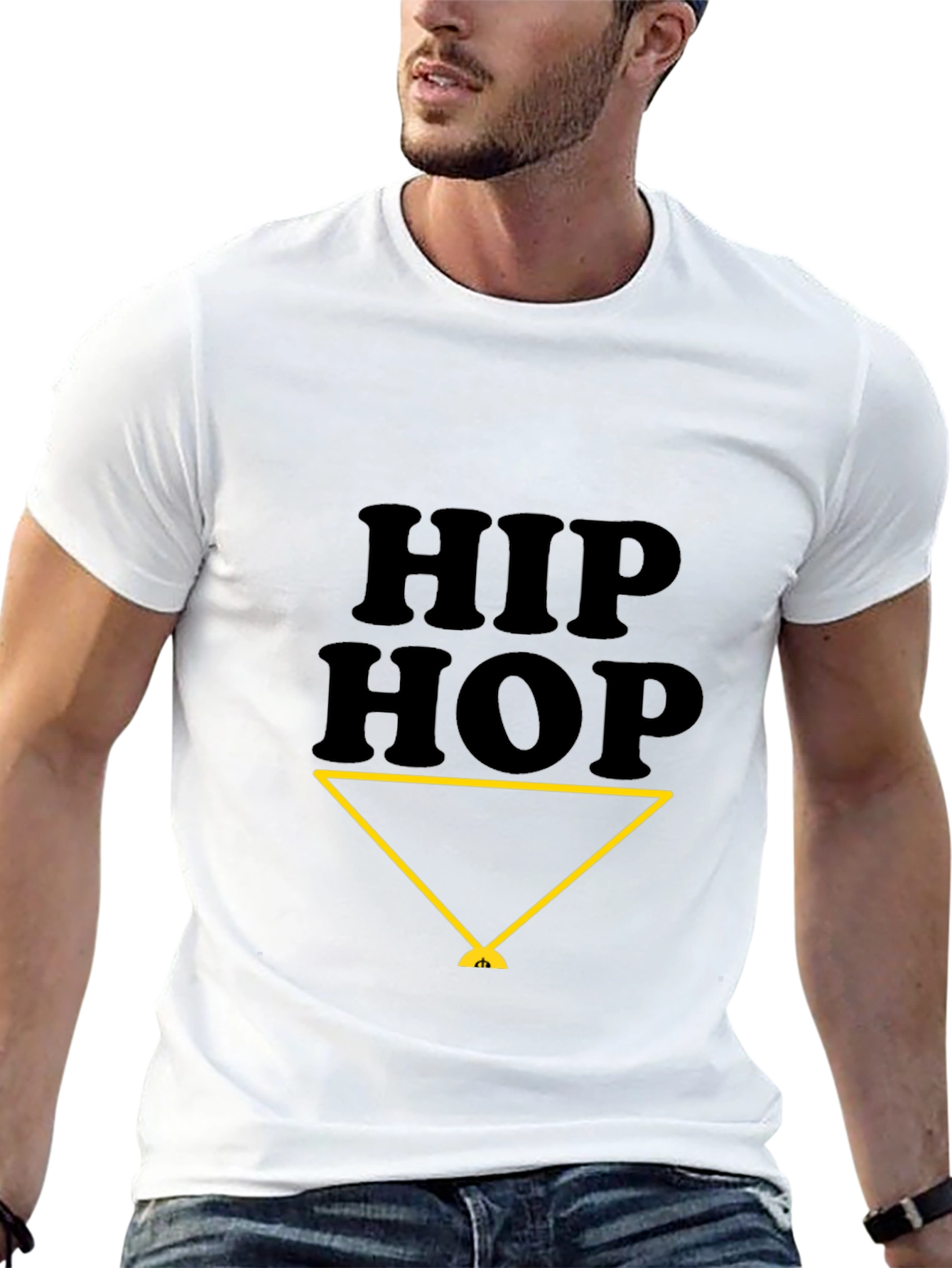 Hip Hop Graphic Black T-Shirt