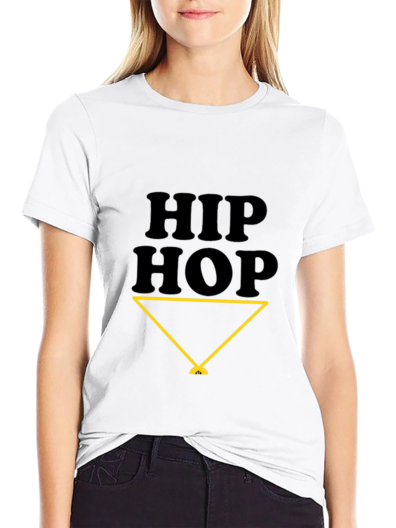 Hip Hop Graphic Black T-Shirt