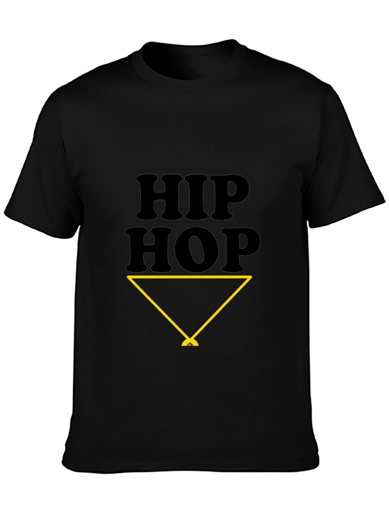 Hip Hop Graphic Black T-Shirt