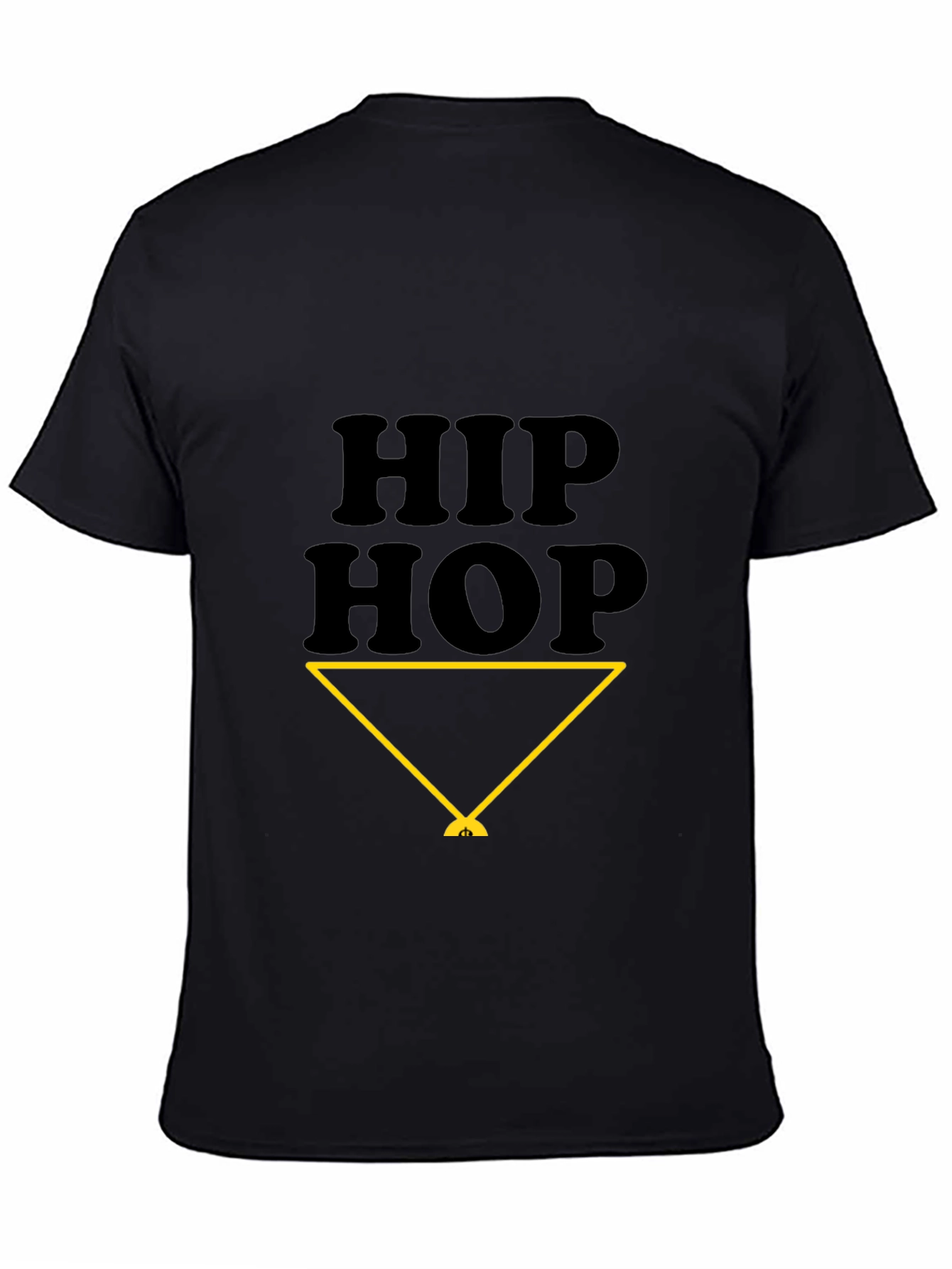 Hip Hop Graphic Black T-Shirt