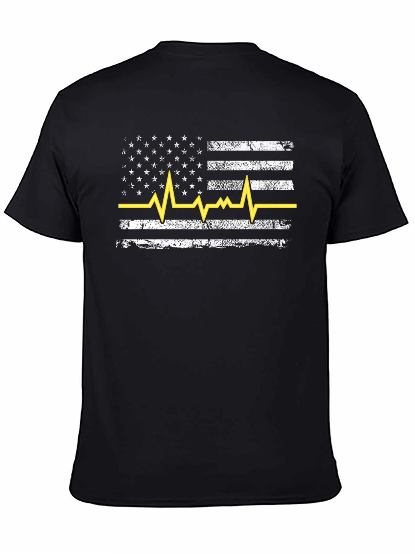 American Flag Heartbeat T-Shirt