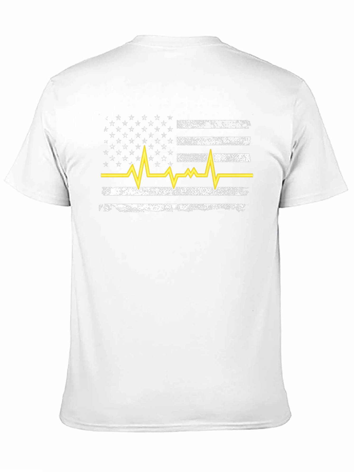 American Flag Heartbeat T-Shirt