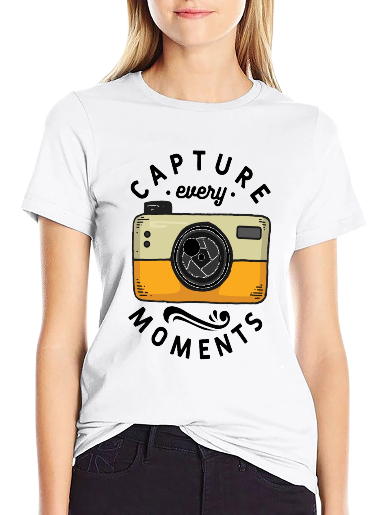 Capture Every Moment T-Shirt - Camera Graphic Tee