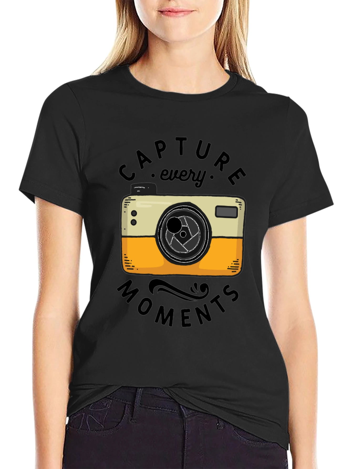 Capture Every Moment T-Shirt - Camera Graphic Tee
