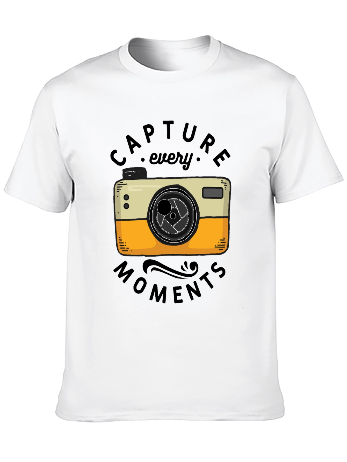 Capture Every Moment T-Shirt - Camera Graphic Tee