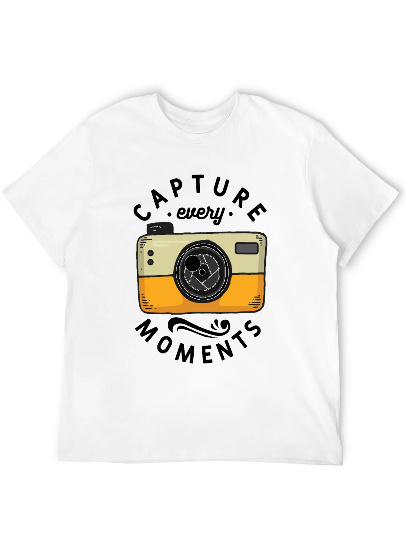 Capture Every Moment T-Shirt - Camera Graphic Tee